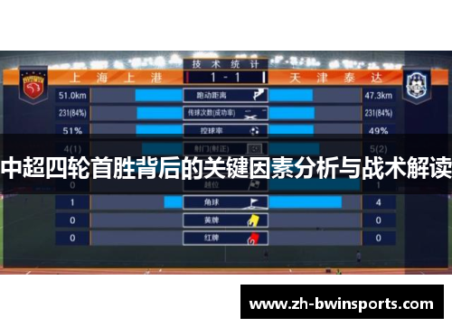 中超四轮首胜背后的关键因素分析与战术解读