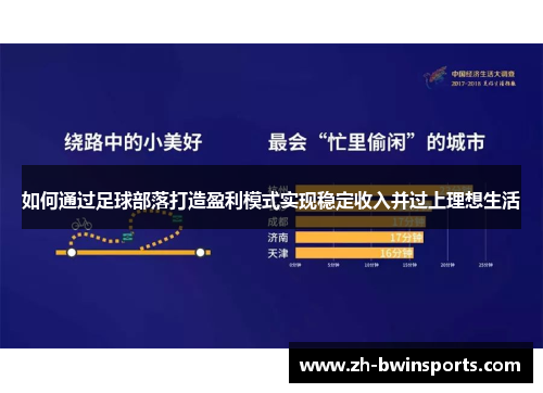 如何通过足球部落打造盈利模式实现稳定收入并过上理想生活